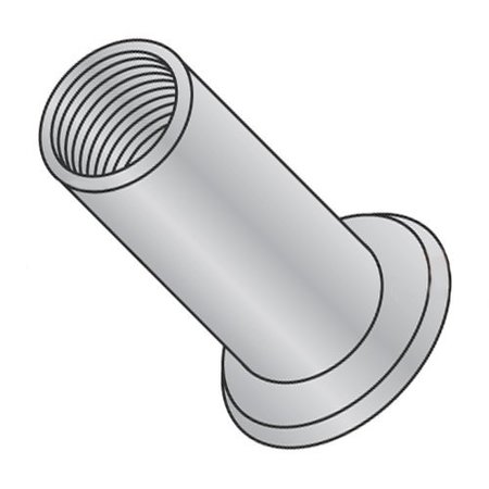 NEWPORT FASTENERS Rivet Nut, M4-0.70 Thread Size, 80.63mm Flange Dia., 11.62mm L, Aluminum, 2000 PK 206314